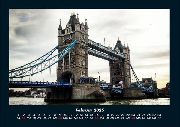 Produktbild: London 2025 Fotokalender DIN A4