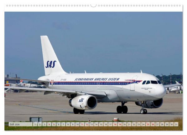 Produktbild: Flugzeuge im Retro-Stil (Wandkalender 2026 DIN A2 quer), CALVENDO Monatskalender