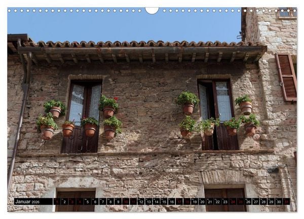 Produktbild: Assisi - Die Heimat des heiligen Franziskus und der heiligen Klara (Wandkalender 2026 DIN A3 quer), CALVENDO Monatskalender