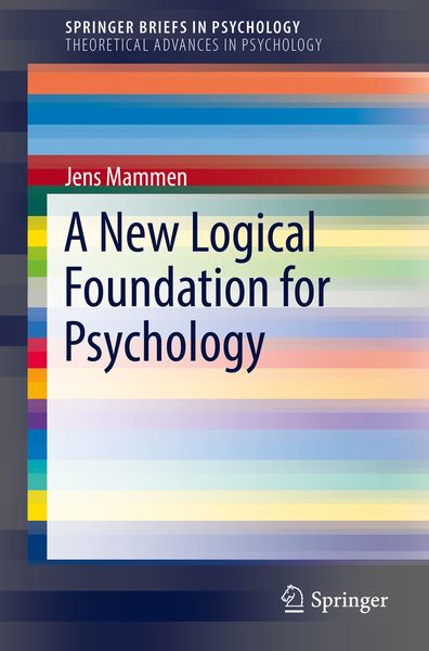 Produktbild: A New Logical Foundation for Psychology