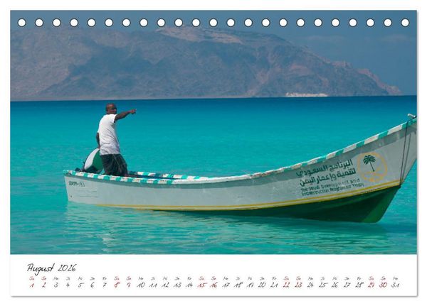 Produktbild: Socotra - Zauberhafte Insel (Tischkalender 2026 DIN A5 quer), CALVENDO Monatskalender