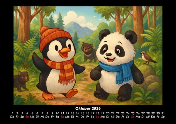 Produktbild: Pico & Pippin in Australien 2026 Fotokalender DIN A3