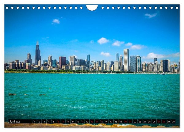 Produktbild: Chicago Impressionen (Wandkalender 2026 DIN A4 quer), CALVENDO Monatskalender
