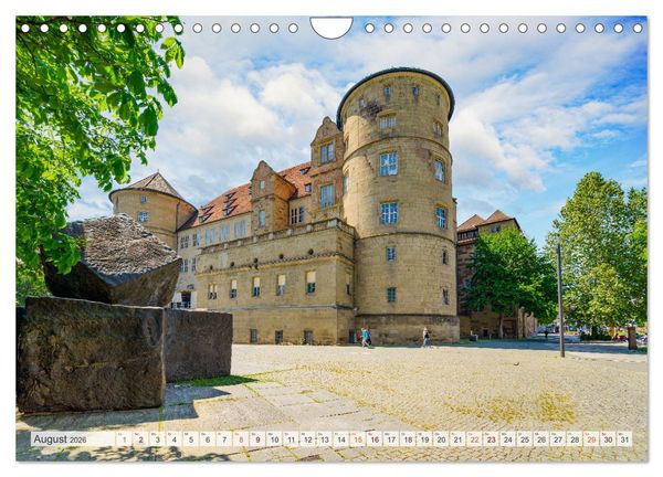 Produktbild: Stuttgart Stadtrundgang (Wandkalender 2026 DIN A4 quer), CALVENDO Monatskalender
