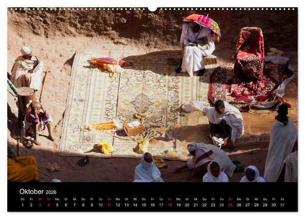Produktbild: &Auml;thiopien - kulturelle H&ouml;hepunkte im orthdoxen Norden (Wandkalender 2026 DIN A2 quer), CALVENDO Monatskalender