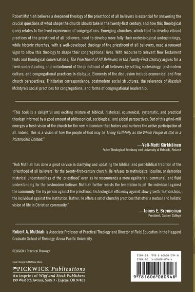 Produktbild: The Priesthood of All Believers in the Twenty-First Century