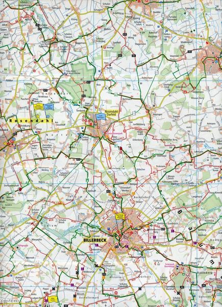 Produktbild: Region Baumberge, Ahaus - Coesfeld - Haltern a. See 1:50 000