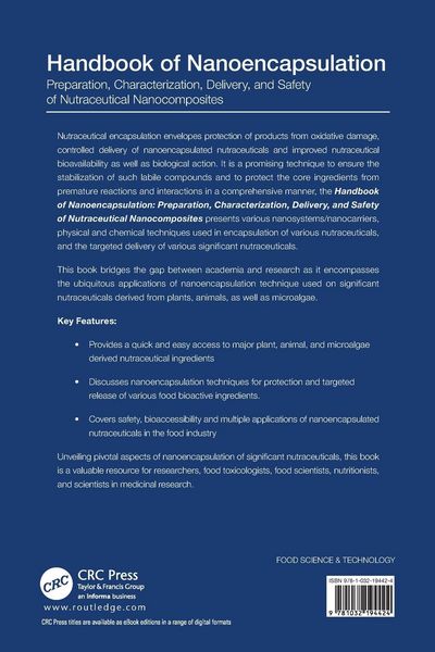 Produktbild: Handbook of Nanoencapsulation