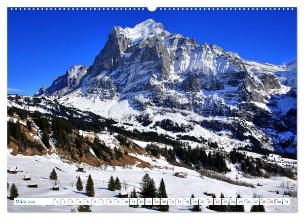 Produktbild: Schweizer Bergblicke (hochwertiger Premium Wandkalender 2026 DIN A2 quer), Kunstdruck in Hochglanz