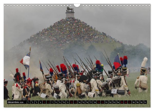Produktbild: Waterloo - Juin 1815: la derni&egrave;re carte de Napol&eacute;on (Calendrier mural 2026 DIN A3 vertical), CALVENDO calendrier mensuel