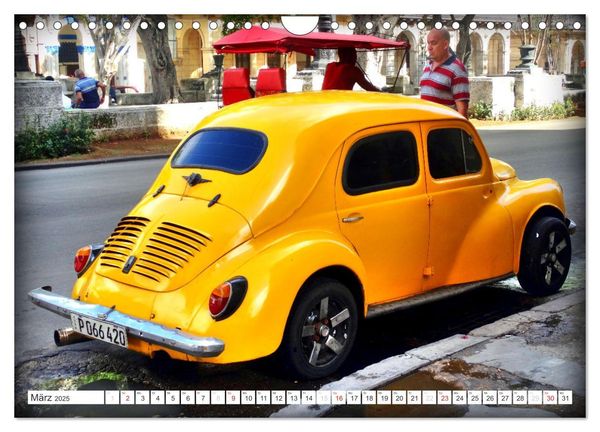 Produktbild: RENAULT - Franz&ouml;sische Klassiker in Kuba (Wandkalender 2025 DIN A4 quer), CALVENDO Monatskalender
