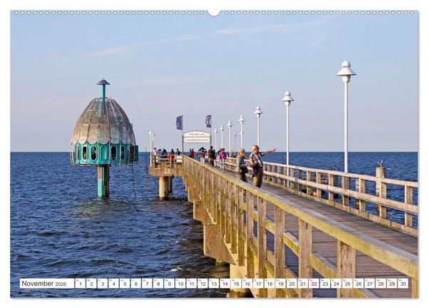Produktbild: Insel Usedom - Wellen, Strand und mehr (hochwertiger Premium Wandkalender 2026 DIN A2 quer), Kunstdruck in Hochglanz