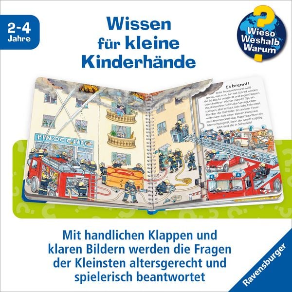 Produktbild: Die Feuerwehr / Wieso? Weshalb? Warum? Junior Bd. 2
