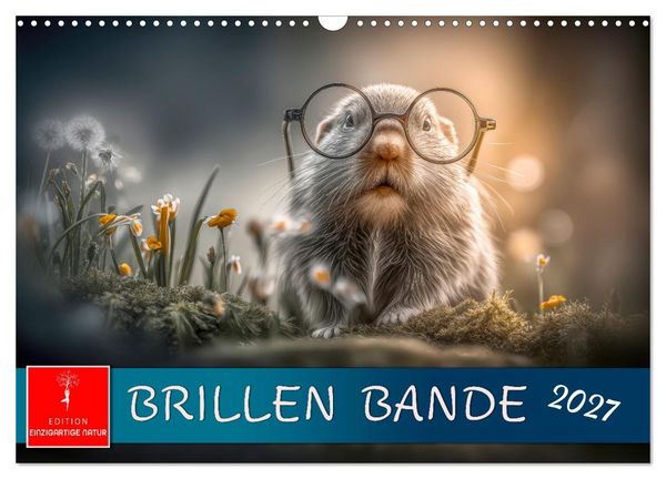 Produktbild: Brillen Bande (Wandkalender 2027 DIN A3 quer), CALVENDO Monatskalender