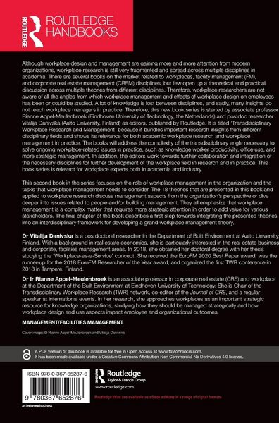 Produktbild: A Handbook of Management Theories and Models for Office Environments and Services
