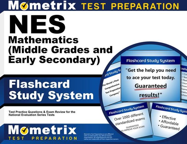 Produktbild: NES Mathematics (Middle Grades and Early Secondary) Flashcard Study System