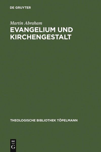 Produktbild: Evangelium und Kirchengestalt