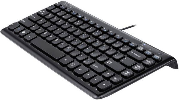 Produktbild: Perixx Periboard-407 USB Tastatur Deutsch, QWERTZ Schwarz
