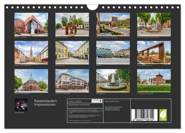 Produktbild: Kaiserslautern Impressionen (Wandkalender 2026 DIN A4 quer), CALVENDO Monatskalender