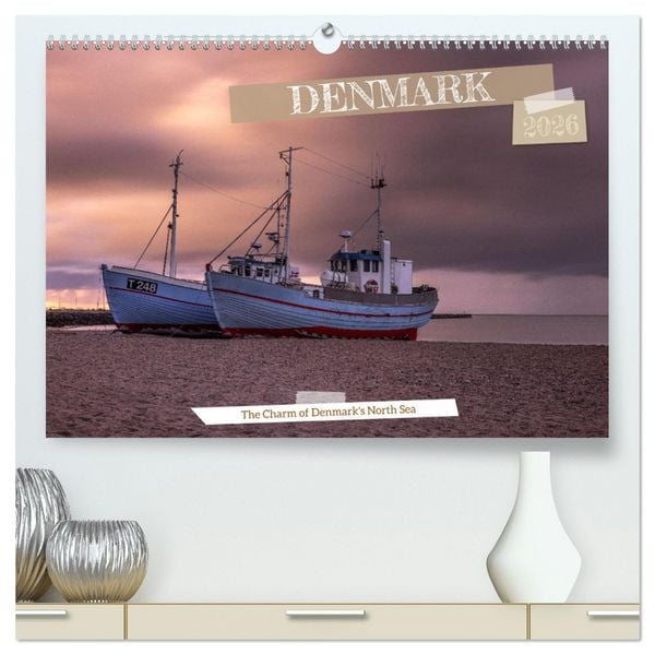 Produktbild: The Charm of Denmark's North Sea (High Quality Premium Wall Calendar 2026 DIN A2 landscape),CALVENDO 12 Month Wall Calendar