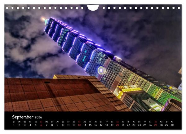 Produktbild: Taipeh, Metropole zwischen Tradition und Moderne. (Wandkalender 2026 DIN A4 quer), CALVENDO Monatskalender