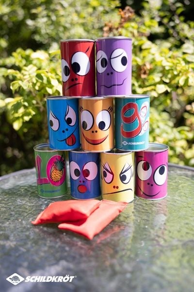 Produktbild: SCHILDKR&Ouml;T Dosenwurfspiel, Set 10 Dosen