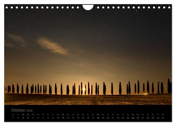 Produktbild: &ndash; Magie des Lichtes &ndash; TOSKANA (Wandkalender 2026 DIN A4 quer), CALVENDO Monatskalender