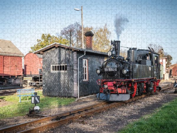 Produktbild: CALVENDO Puzzle D&ouml;llnitztalbahn | 1000 Teile Lege-Gr&ouml;&szlig;e 64x48cm Foto-Puzzle f&uuml;r gl&uuml;ckliche Stunden