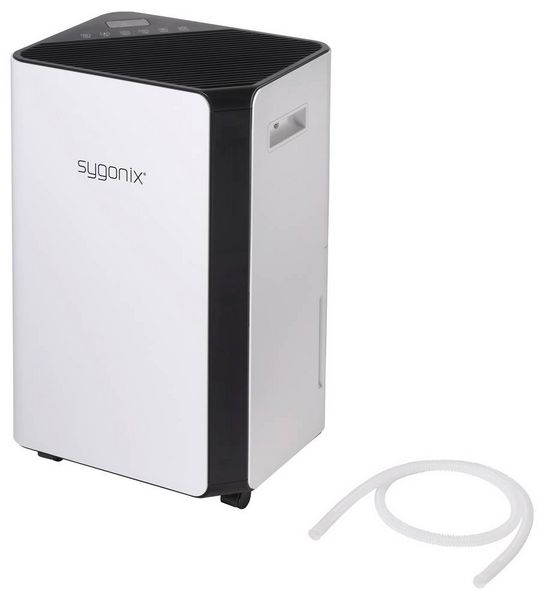 Produktbild: Sygonix Luftentfeuchter 104m&sup3; 330W 20 l/Tag Wei&szlig;