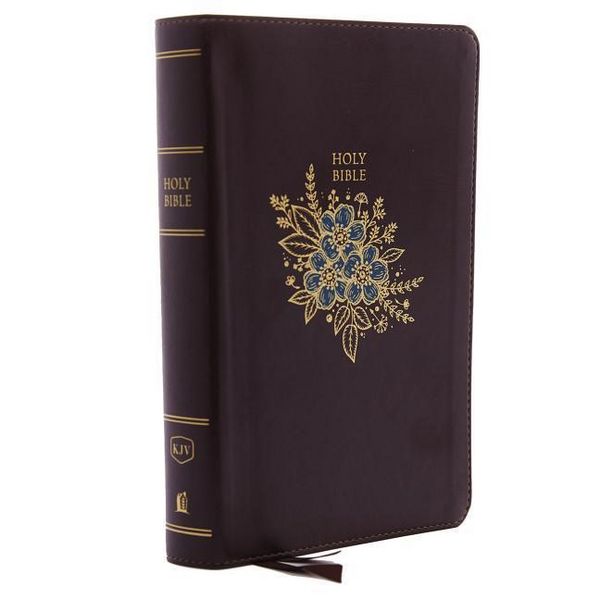 Produktbild: KJV Holy Bible: Personal Size Giant Print with 43,000 Cross References, Deluxe Burgundy Leathersoft, Red Letter, Comfort Print (Thumb Indexed): King James Version
