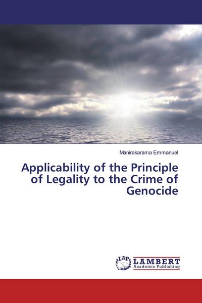 Produktbild: Applicability of the Principle of Legality to the Crime of Genocide
