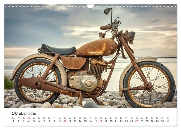 Produktbild: KI - Lost Places aus dem Rechner (Wandkalender 2026 DIN A3 quer), CALVENDO Monatskalender