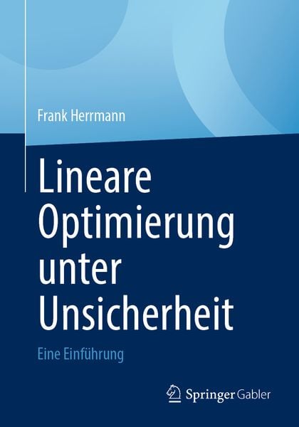 Produktbild: Lineare Optimierung unter Unsicherheit