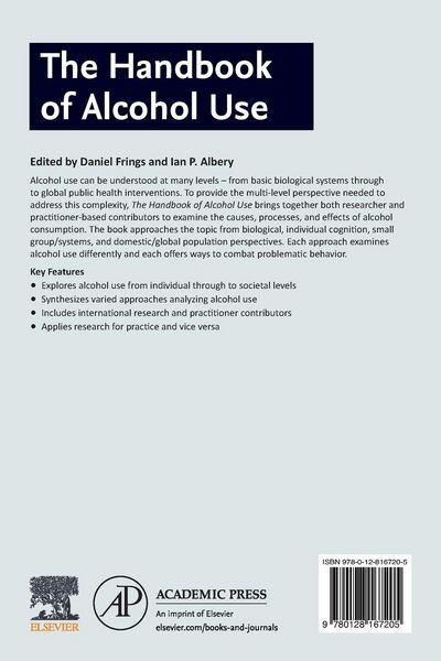 Produktbild: The Handbook of Alcohol Use