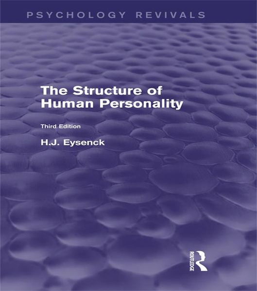 Produktbild: The Structure of Human Personality (Psychology Revivals)
