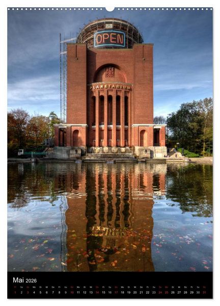 Produktbild: Hamburg im Hochformat (hochwertiger Premium Wandkalender 2026 DIN A2 hoch), Kunstdruck in Hochglanz