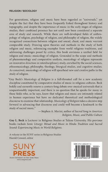 Produktbild: Musicology of Religion