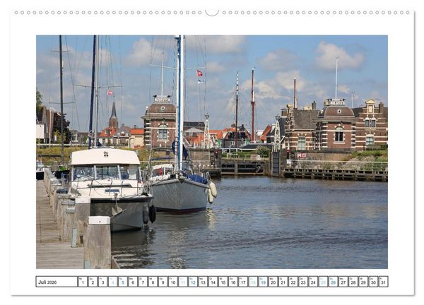Produktbild: Hollands alte Hansest&auml;dte (Wandkalender 2026 DIN A2 quer), CALVENDO Monatskalender