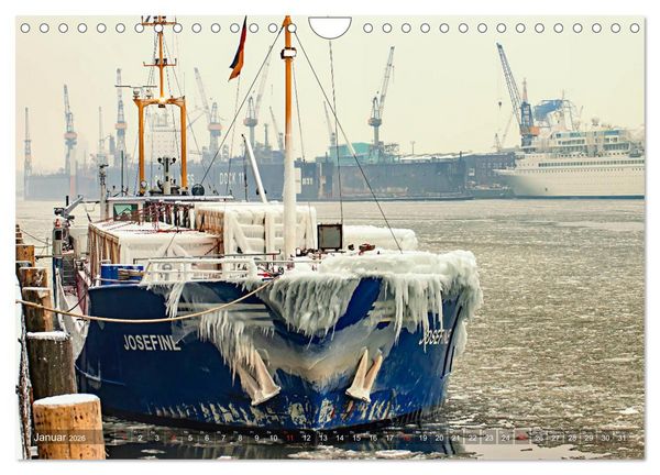 Produktbild: Hamburg Hafen (Wandkalender 2026 DIN A4 quer), CALVENDO Monatskalender
