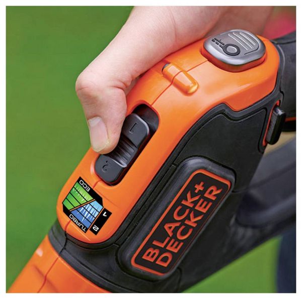 Produktbild: Black & Decker Akku Akku-Rasentrimmer inkl. Akku, inkl. Ladeger&auml;t, H&ouml;henverstellbarer Griff 18 V 4 Ah Schnittbreite (max.): 30 cm