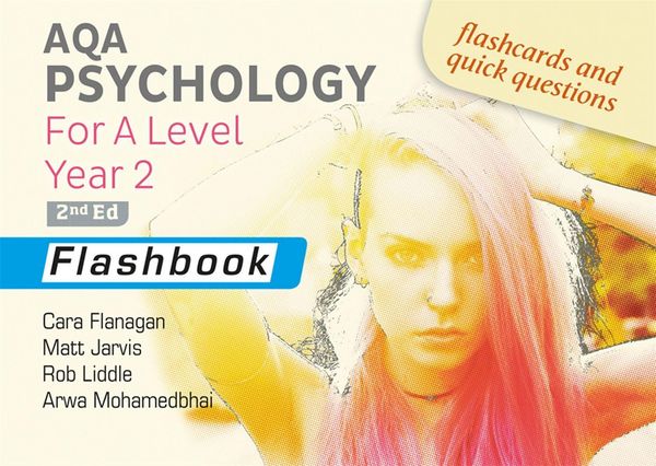 Produktbild: AQA Psychology for A Level Year 2 Flashbook: 2nd Edition