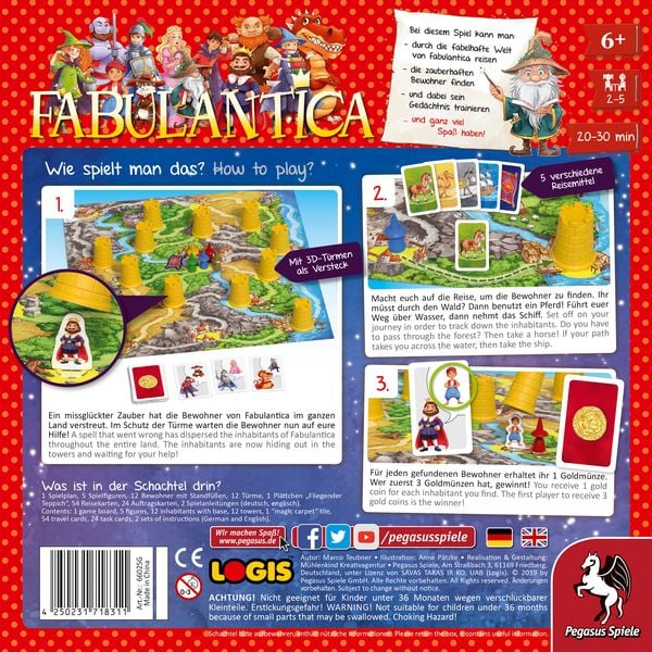 Produktbild: Fabulantica (Nominiert Kinderspiel des Jahres 2019)