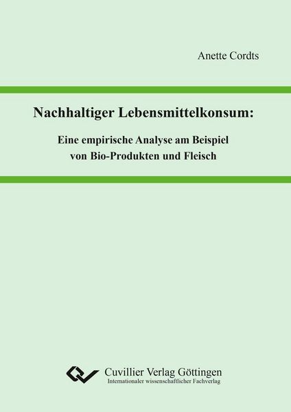 Produktbild: Nachhaltiger Lebensmittelkonsum