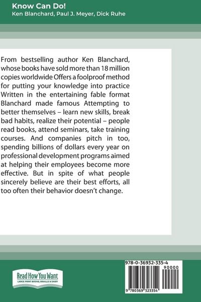 Produktbild: Know Can Do! (16pt Large Print Edition)