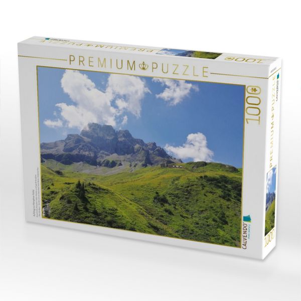 Produktbild: CALVENDO Puzzle Aufstieg zur Kemptner H&uuml;tte | 1000 Teile Lege-Gr&ouml;&szlig;e 64x48cm Foto-Puzzle f&uuml;r gl&uuml;ckliche Stunden