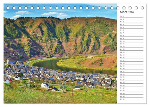 Produktbild: Bildsch&ouml;n - Die Mosel (Tischkalender 2026 DIN A5 quer), CALVENDO Monatskalender
