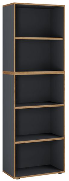 Produktbild: Holz B&uuml;ro Regal B&uuml;cher Ordner Salia 5fach B. 60 cm