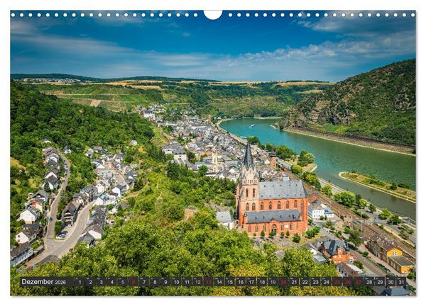 Produktbild: Oberwesel - Stadt der T&uuml;rme (Wandkalender 2026 DIN A3 quer), CALVENDO Monatskalender
