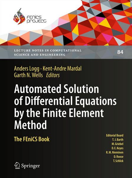 Produktbild: Automated Solution of Differential Equations by the Finite Element Method