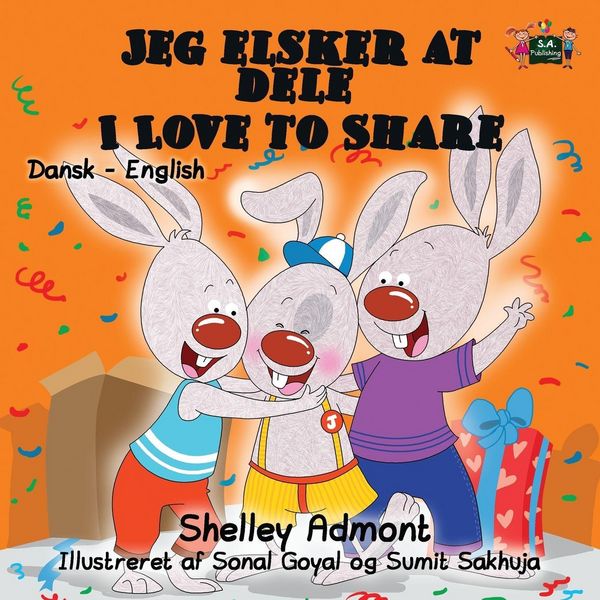 Produktbild: Jeg elsker at dele- I Love to Share